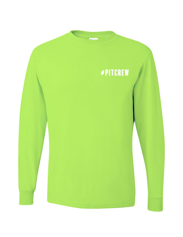 #PITCREW - Long Sleeve NEON Green