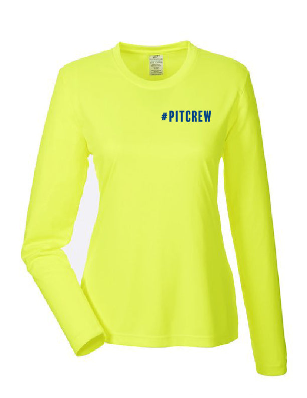 Pitcrew Ladies Long Sleeve T-shirt - Yellow