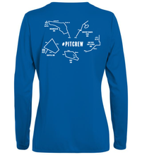 Load image into Gallery viewer, #PITCREW - Ladies Long Sleeve Wicking Tshirt
