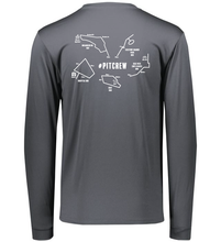 Load image into Gallery viewer, #PITCREW - Mens Wicking Long Sleeve Tshirt
