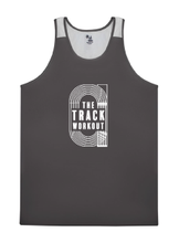 Load image into Gallery viewer, The Track Workout - Mens Ventback Singlet
