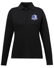 Load image into Gallery viewer, Cumberland Christian - Ladies Long Sleeve Polo
