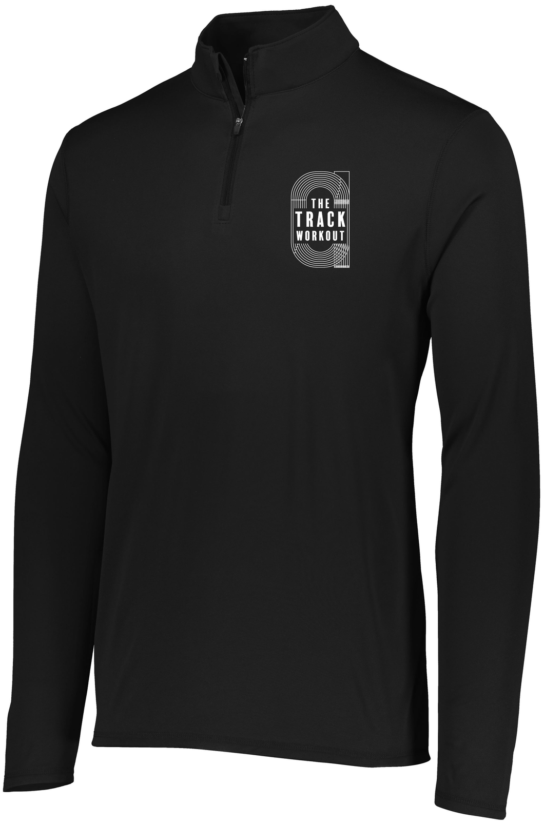 The Track Workout / #PITCREW - Mens Attain Wicking 1/4 Zip Pullover