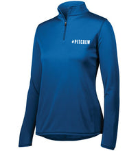 Load image into Gallery viewer, #PITCREW Ladies Attain Wicking 1/4 Zip Pullover
