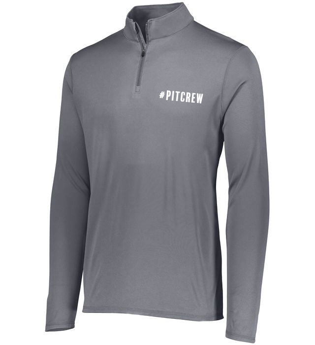 #PITCREW Mens Attain Wicking 1/4 Zip Pullover