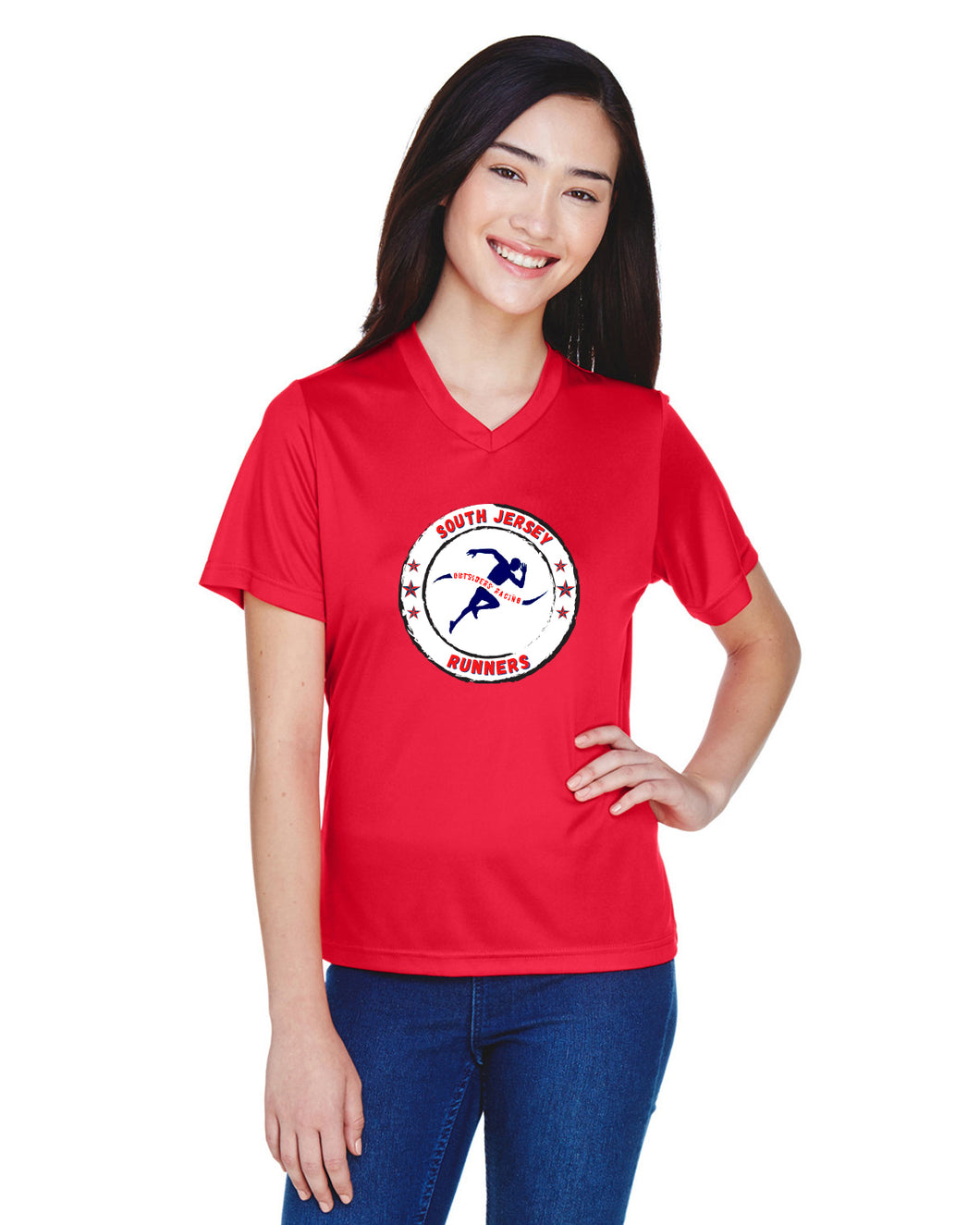 SJR - Womens V-Neck Tee